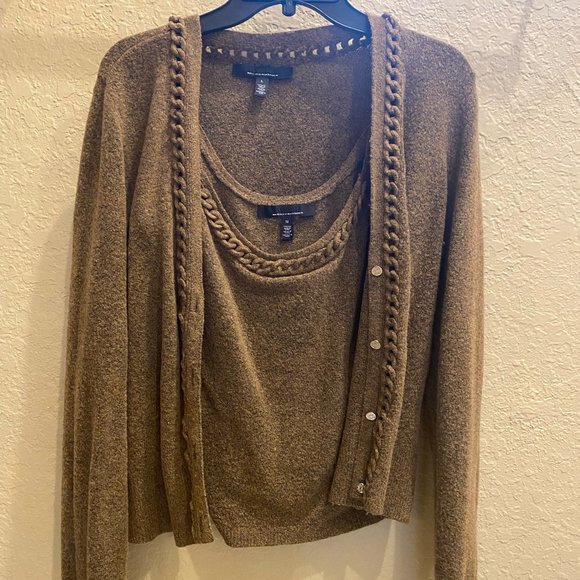 WHBM Chain Detail Tank and Cardigan Set - Picture 6 of 7